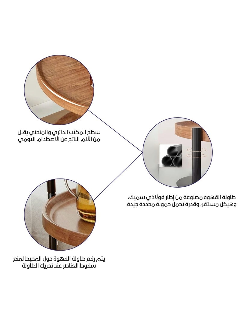 Concent Mobile Hospitality Cart Wooden Elegance with a Modern Touch - Image 2